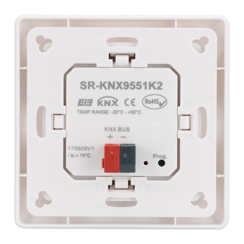 Панель Knob SR-KN9551K2-UP White (KNX, DIM) (Arlight, IP20 Пластик, 3 года) в Чайковском фото 2