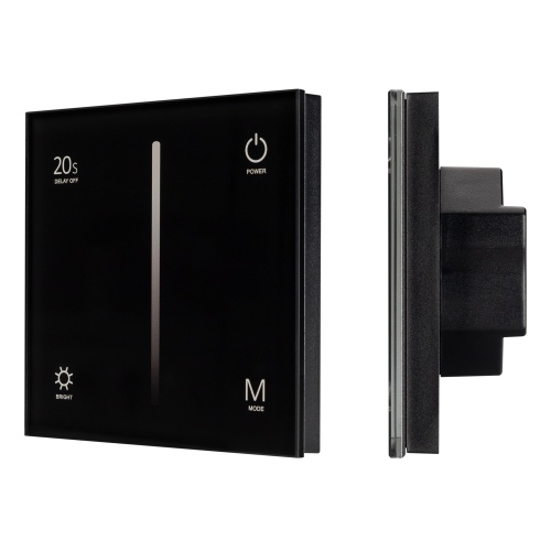 Панель SMART-P36-DIM-IN Black (230V, 1.2A, TRIAC, Sens, 2.4G) (Arlight, IP20 Пластик, 5 лет) в Геленджике фото 4