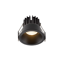 DK4400-BK Встраиваемый светильник, IP 20, 7 Вт, LED 3000, черный, алюминий в Зубцове