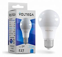 Лампа светодиодная Voltega Simple E27 9Вт 4000K 4709 в Боброве