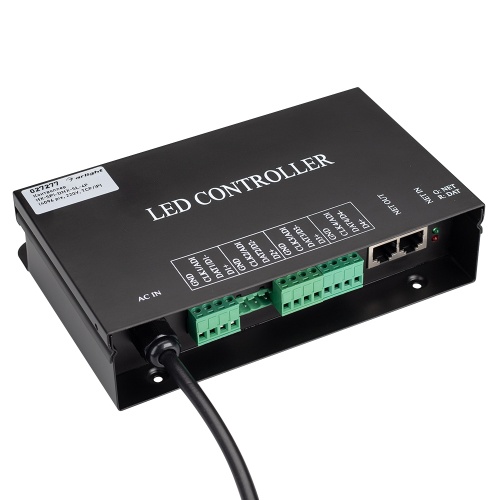Контроллер HX-SPI-DMX-SL-4P (4096 pix, 220V, TCP/IP, add, ArtNet) (Arlight, IP20 Металл, 2 года) в Соль-Илецке фото 2