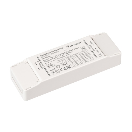 Блок питания ARJ-SP-12450-TUYA (12W, 9-45V, 0.1-0.45A, WiFi, 2.4G) (Arlight, IP20 Пластик, 5 лет) в Белом фото 2