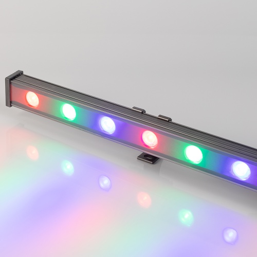 Светодиодный прожектор AR-LINE-1000S-18W-24V RGB (Grey, 30 deg, DMX512) (Arlight, Закрытый) в Кольчугино фото 6