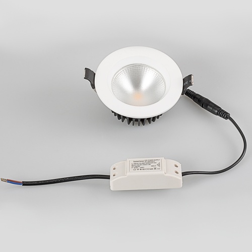 Светодиодный светильник LTD-105WH-FROST-9W Day White 110deg (Arlight, IP44 Металл, 3 года) в Пущино