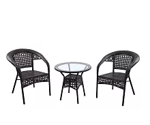 KL01157K Комплект кофейный стол круглый + 2 кресла в Горбатове