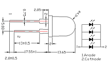 Светодиод ARL-10080URC4-20 (Arlight, 10мм (круглый)) в Йошкар-Оле