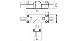 Соединитель тройной ARL-CLEAR-Mini-2x90 (16x8mm) (Arlight, Металл) в Уржуме