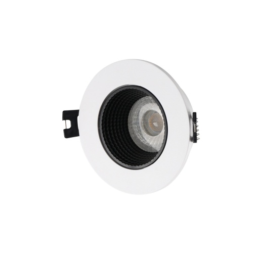 DK3061-WH+BK Встраиваемый светильник, IP 20, 10 Вт, GU5.3, LED, белый/черный, пластик в Кораблино