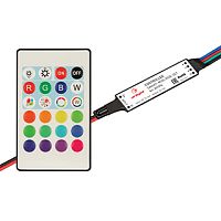 Контроллер SMART-MINI-RGB-SET (12-24V, 3x1.5A, ПДУ 24кн, IR) (Arlight, IP20 Пластик, 5 лет) в Можайске