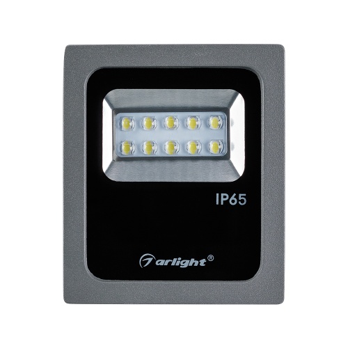 Светодиодный прожектор AR-FLAT-ARCHITECT-10W-220V Day (Grey, 50x70 deg) (Arlight, Закрытый) в Сенгилее фото 2