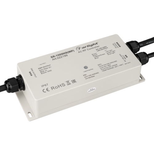 Контроллер SR-1009HSWP (230V, 3x1.66A) (Arlight, IP67 Пластик, 3 года) в Геленджике фото 2