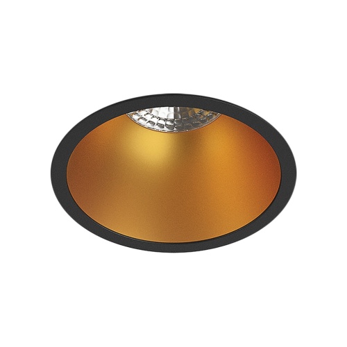 DK3026-BG Встраиваемый светильник, IP 20, 10 Вт, GU5.3, LED, черный/золотой, пластик в Жуковском