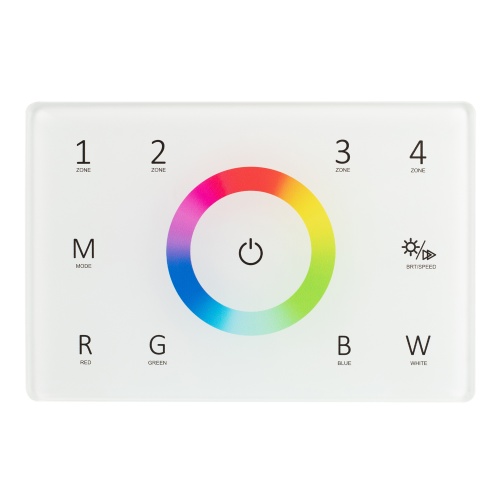 Панель Sens SMART-P85-RGBW White (230V, 4 зоны, 2.4G) (Arlight, IP20 Пластик, 5 лет) в Петухово фото 3