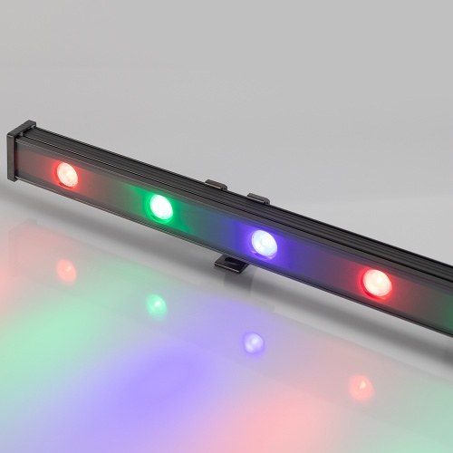 Светодиодный прожектор AR-LINE-1000XS-12W-24V RGB (Grey, 30 deg, DMX512) (Arlight, Закрытый) в Кольчугино фото 2