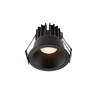 DK4500-BK Встраиваемый светильник, IP 20, 12 Вт, LED 3000, черный, алюминий в Зубцове
