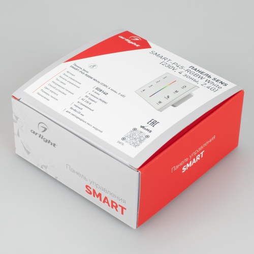 Панель Sens SMART-P45-RGBW White (230V, 4 зоны, 2.4G) (Arlight, IP20 Пластик, 5 лет) в Зеленогорске фото 2