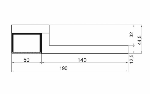 Декоративный Профиль ARL-LINE-EDGE-50-250 (ГКЛ 12.5мм) (Arlight, -) в Жукове фото 2