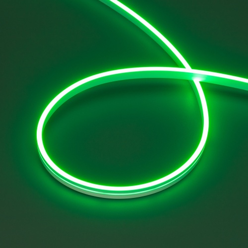 Лента герметичная MOONLIGHT-SIDE-A168-4x10mm 24V Green (7.2 W/m, IP65, 5m, wire x2) (Arlight, Вывод прямой, 3 года) в Талицой фото 5
