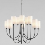 Подвесная люстра Eurosvet Abbey 60164/10 черный в интернет-магазине "Галерея света"