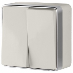 Выключатель двухклавишный Werkel Gallant (слоновая кость) W5020003 в интернет-магазине "Галерея света"
