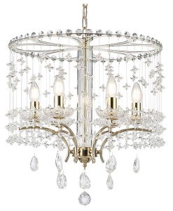 Подвесная люстра Newport 8600 8606/C gold в интернет-магазине "Галерея света"