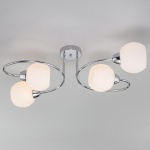 Потолочная люстра Eurosvet Tulia 30136/4 хром в интернет-магазине "Галерея света"