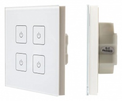 Панель-диммер сенсорный встраиваемый Arlight INTELLIGENT 037192 в интернет-магазине "Галерея света"