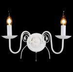 Бра Eurosvet Tomas 60018/2 белый с золотом в интернет-магазине "Галерея света"