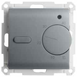 Терморегулятор электромеханический для теплого пола без рамки Stekker Катрин 49742 в интернет-магазине "Галерея света"