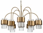Подвесная люстра Indigo Eleganza 12019/A/8P Brass в интернет-магазине "Галерея света"
