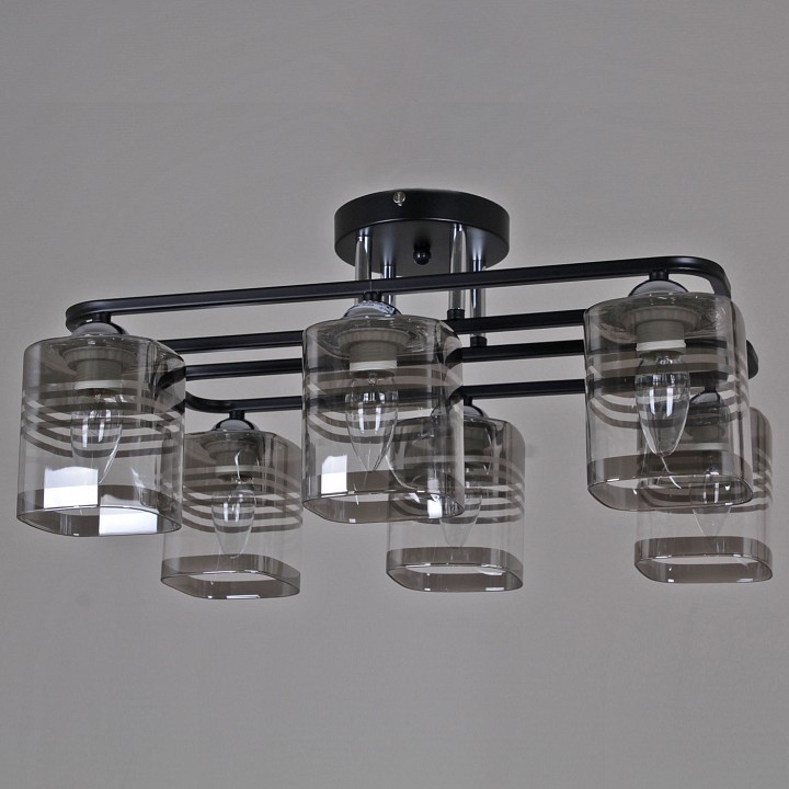 Потолочная люстра 70209-0.3-06 BK+CR в интернет-магазине "Галерея света"