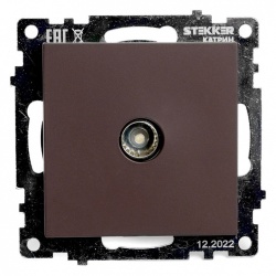 ТВ-розетка без рамки Stekker Катрин 49024 в интернет-магазине "Галерея света"