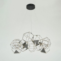 Подвесная люстра Eurosvet Uma 90369/12 черный жемчуг в интернет-магазине "Галерея света"