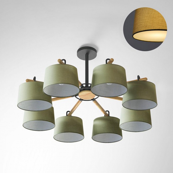 Люстра на штанге Imperiumloft Even Green EVEN01 в интернет-магазине "Галерея света"