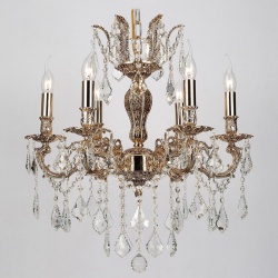 Подвесная люстра Lucia Tucci Barletta BARLETTA 122.6 coffe gold в интернет-магазине "Галерея света"