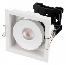 Встраиваемый светильник Arlight CL-SIMPLE-S80x80-9W Warm3000 (WH, 45 deg) 026874 в интернет-магазине "Галерея света"