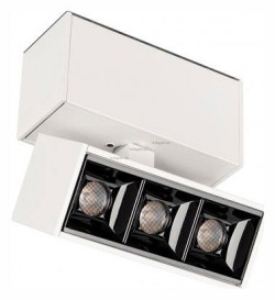 Светильник на штанге Arlight MAG-LASER-FOLD-45-S84-3W Day4000 (WH, 15 deg, 24V) 027626 в интернет-магазине "Галерея света"