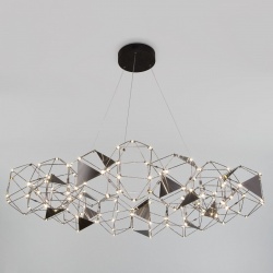 Подвесная люстра Eurosvet Uma 90369/15 черный жемчуг в интернет-магазине "Галерея света"