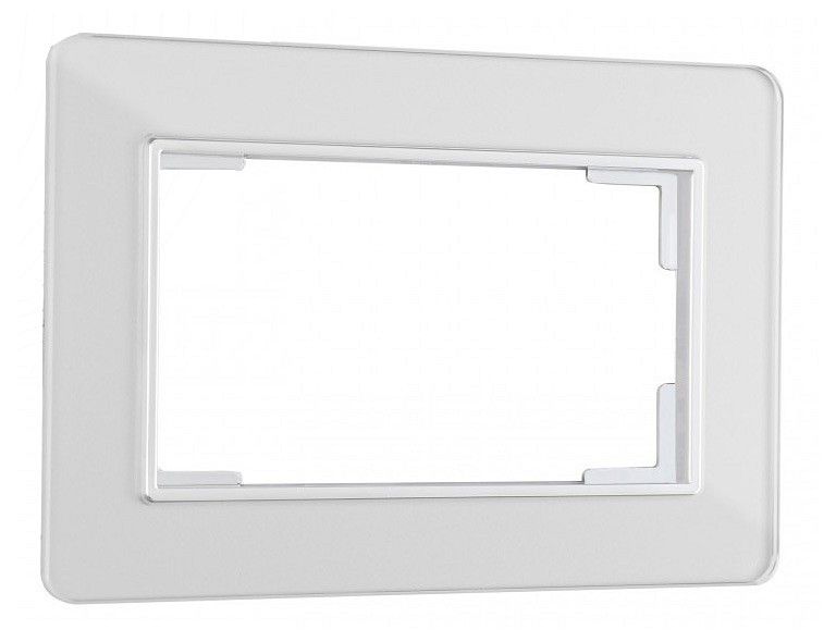 Рамка для двойной розетки Arte Milano am-503.14 503.14-double.silver в интернет-магазине "Галерея света"