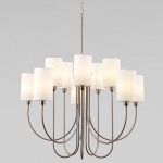 Подвесная люстра Eurosvet Abbey 60164/10 никель в интернет-магазине "Галерея света"