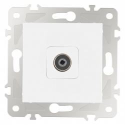 ТВ-розетка без рамки Arte Milano am-203 203.43-1.white в интернет-магазине "Галерея света"