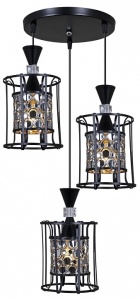 Подвесной светильник 05362-0.9-03 BK+CH в интернет-магазине "Галерея света"