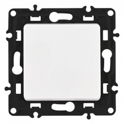 Выключатель перекрестный одноклавишный без рамки Arte Milano 217 217.34-1.white в интернет-магазине "Галерея света"