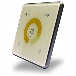 Панель-регулятора ЦТ сенсорная встраиваемая Denkirs Smart DK7200-WH в интернет-магазине "Галерея света"