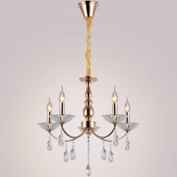 Подвесная люстра ILLUMICO  IL1242-5PPA-29 GD в интернет-магазине "Галерея света"