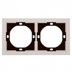 Рамка на 2 поста Stekker Мия 50487 в интернет-магазине "Галерея света"