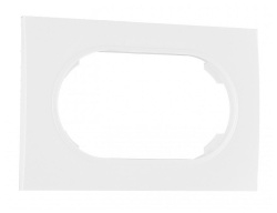 Рамка для двойной розетки Arte Milano am-502.04 502.04-double.white в интернет-магазине "Галерея света"