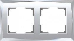 Рамка на 2 поста Werkel Diamant (зеркальный) W0021220 в интернет-магазине "Галерея света"