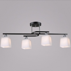 Люстра на штанге 06194-0.3-04 BK+CH в интернет-магазине "Галерея света"