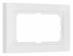 Рамка для двойной розетки Werkel Snabb basic (белый) W0082001 в интернет-магазине "Галерея света"